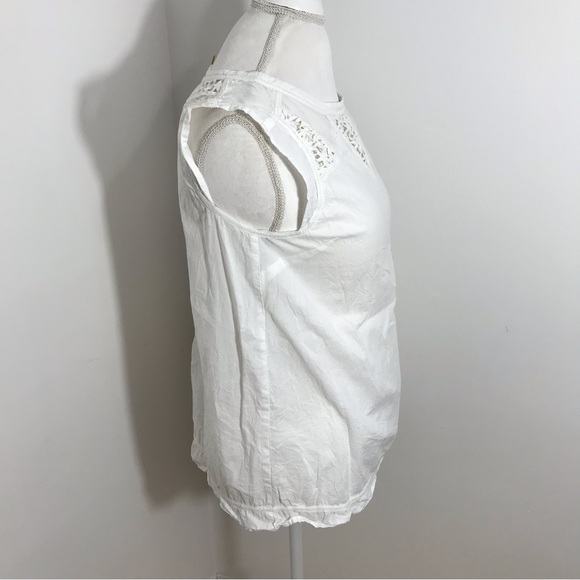 Maison coupe white cotton top - Picture 4 of 11